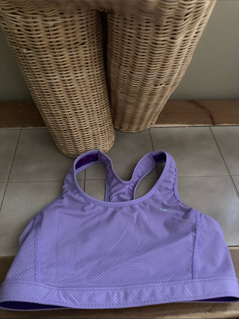 Champion Purple Racerback Sports Bra‎ M